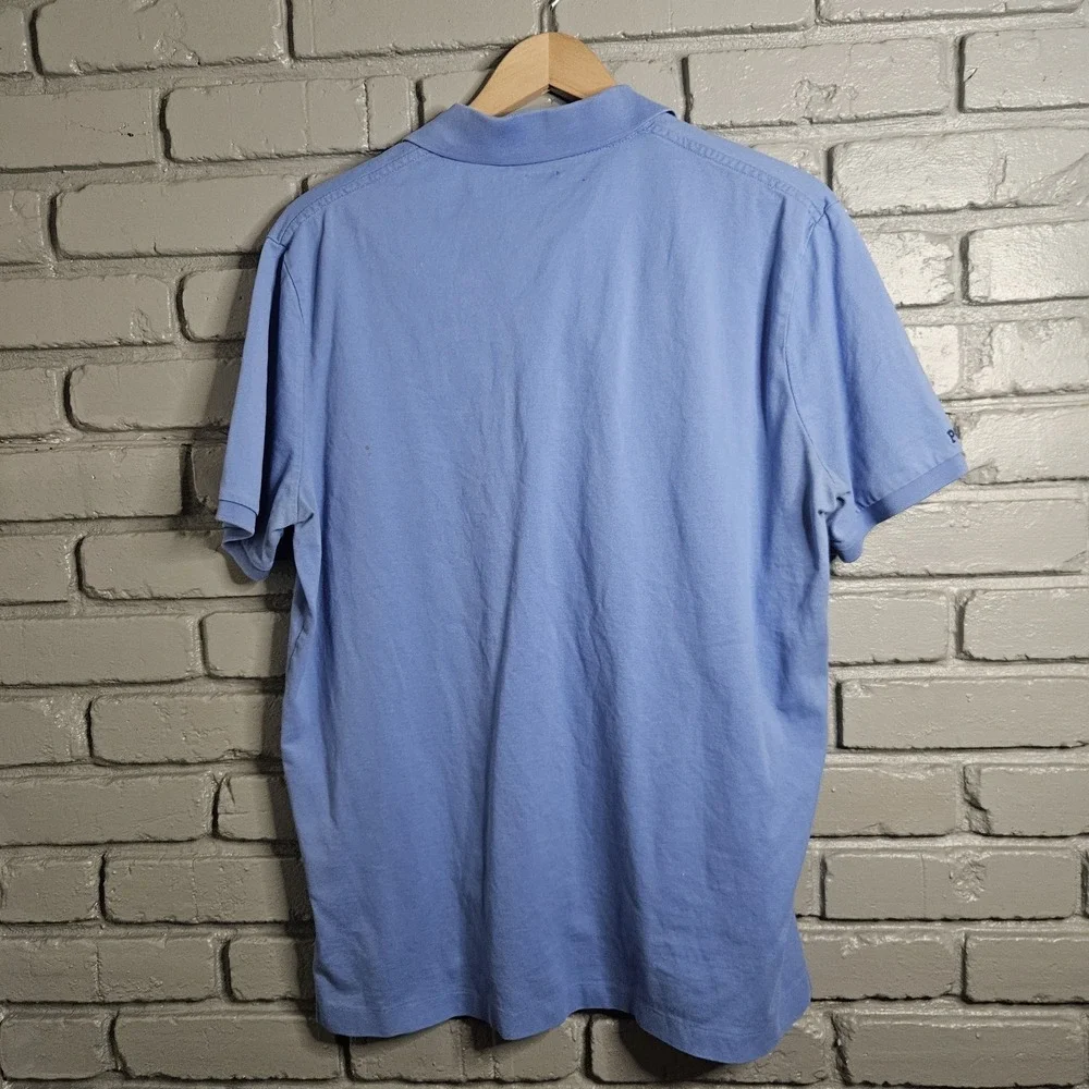 Polo Ralph Lauren Mens Shirt Large‎ Blue Classic Fit Pony Logo